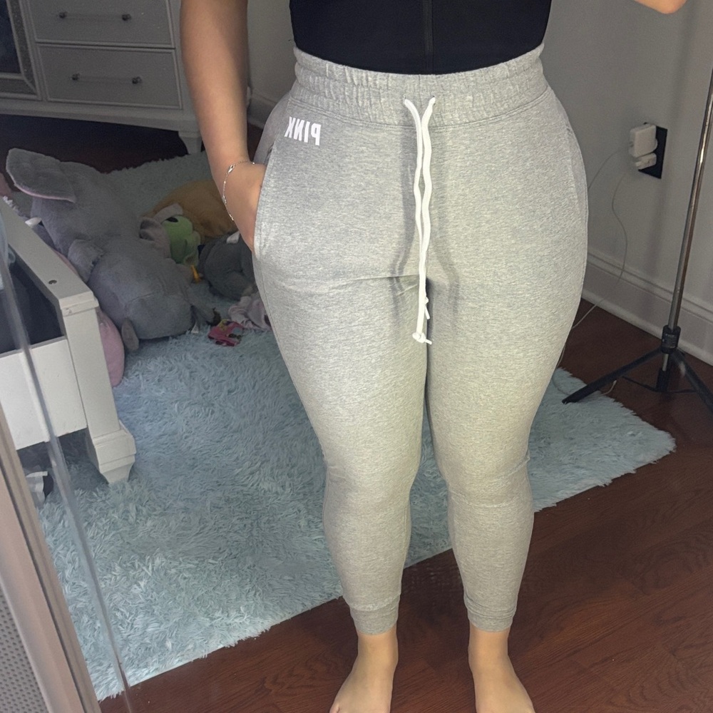 PINK Victoria's Secret Kids Light Gray Sweatpants